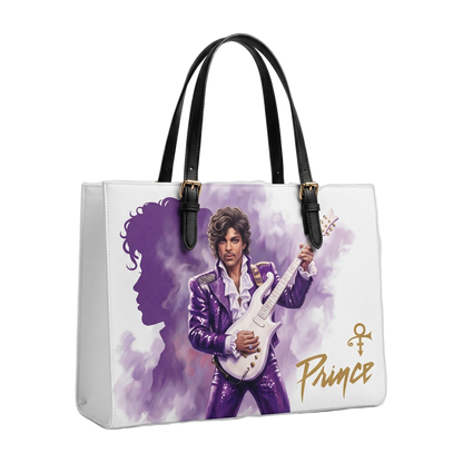 Prince White Painterly Hero handmade tote bag
