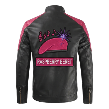Raspberry Beret tribute jacket - back