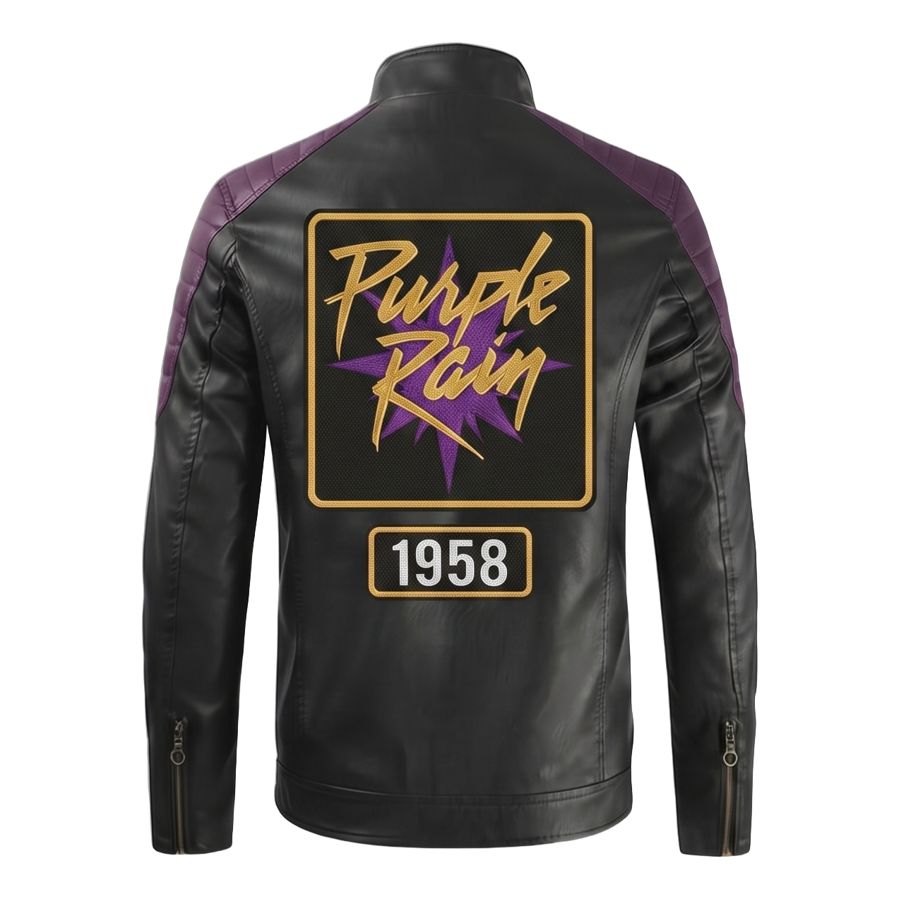 Purple Rain tribute jacket - back