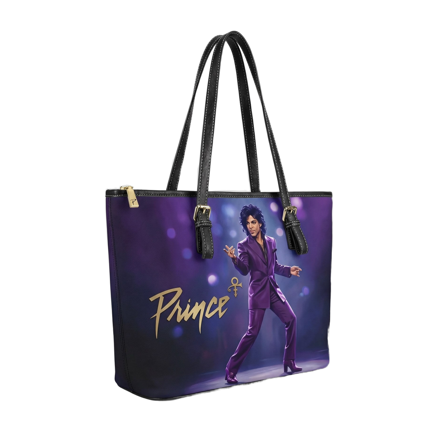 Prince Black Stage handmade tote bag